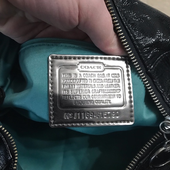 Coach Poppy Collection Crossbody Leather Purse - Picture 5 of 5